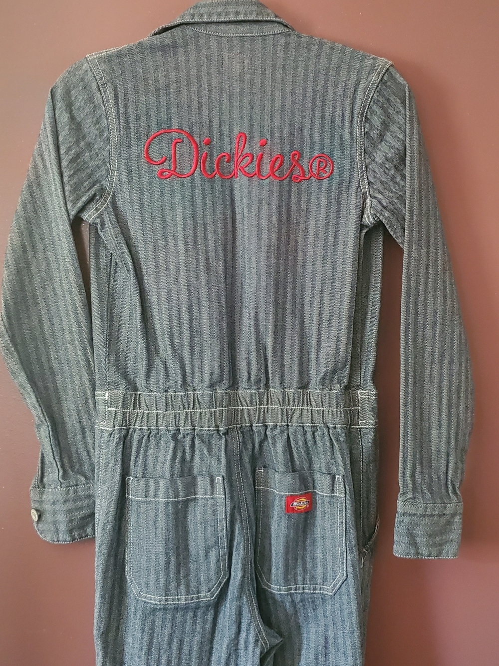 Dickies fitted denim jumpsuit Coveralls - Picture 6 of 9